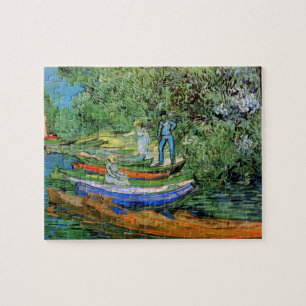 Vincent van Gogh - Oever van de Oise bij Auvers Legpuzzel