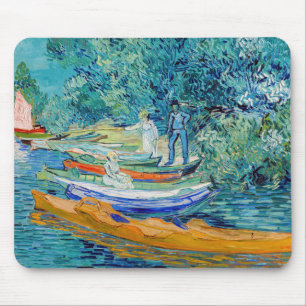 Vincent van Gogh - Oever van de Oise bij Auvers Muismat