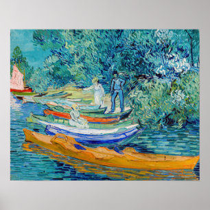 Vincent van Gogh - Oever van de Oise bij Auvers Poster