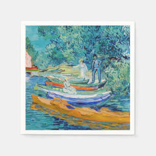 Vincent van Gogh - Oever van de Oise bij Auvers Servet