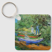 Vincent van Gogh - Oever van de Oise bij Auvers Sleutelhanger (Voorkant)