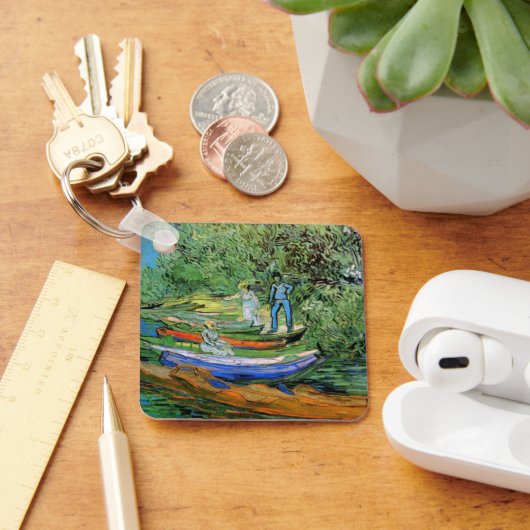 Vincent van Gogh - Oever van de Oise bij Auvers Sleutelhanger (Bureau)