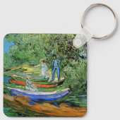 Vincent van Gogh - Oever van de Oise bij Auvers Sleutelhanger (Achterkant)