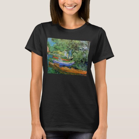 Vincent van Gogh - Oever van de Oise bij Auvers T-shirt (Voorkant)