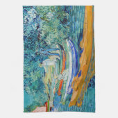 Vincent van Gogh - Oever van de Oise bij Auvers Theedoek (Verticaal)