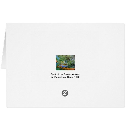 Vincent van Gogh - Oise bij Auvers (Achterkant Horizontaal)