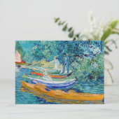 Vincent van Gogh - Oise bij Auvers Bedankkaart (Staand voorkant)