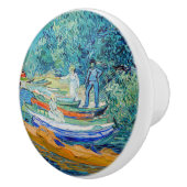 Vincent van Gogh - Oise bij Auvers Keramische Knop (Rechts)