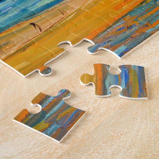 Vincent van Gogh - Oise bij Auvers Legpuzzel (Zijkant)