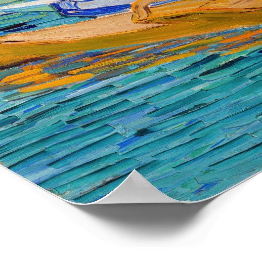 Vincent van Gogh - Oise bij Auvers Poster (Hoek)