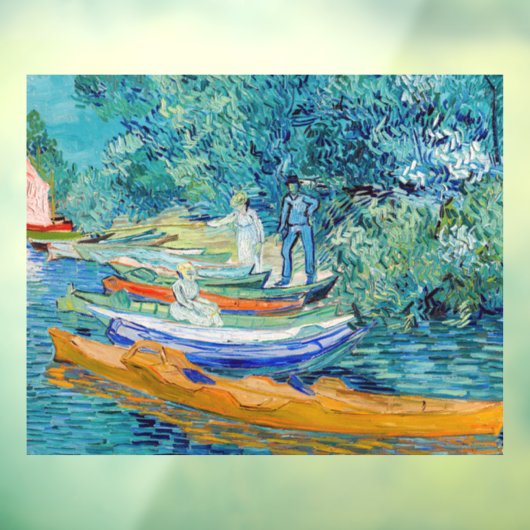 Vincent van Gogh - Oise bij Auvers Raamsticker (Vel 3)