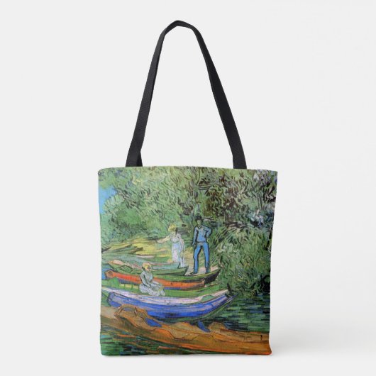 Vincent van Gogh - Oise bij Auvers Tote Bag (Achterkant)