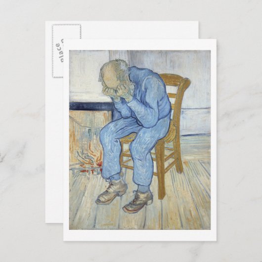 Vincent van Gogh | Old Man in Sorrow Briefkaart (Voorkant / Achterkant)