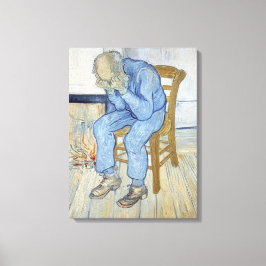 Vincent van Gogh | Old Man in Sorrow Canvas Afdruk (Voorkant)