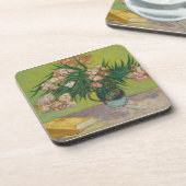 Vincent Van Gogh Oleander bloemenschilderij Bier Onderzetter (Linkerzijde)