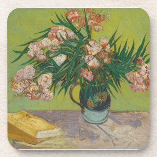 Vincent Van Gogh Oleander bloemenschilderij Bier Onderzetter