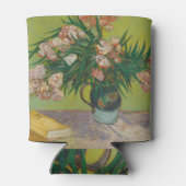 Vincent Van Gogh Oleander bloemenschilderij Blikjeskoeler (Achterkant)