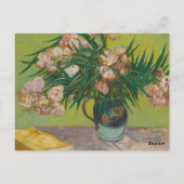 Vincent Van Gogh Oleander bloemenschilderij Briefkaart (Achterkant)