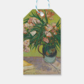Vincent Van Gogh Oleander bloemenschilderij Cadeaulabel (Voorkant)