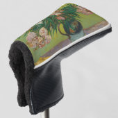 Vincent Van Gogh Oleander bloemenschilderij Golfheadcover (3/4 voorkant)