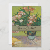 Vincent Van Gogh Oleander bloemenschilderij Kaart (Voorkant)