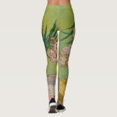 Vincent Van Gogh Oleander bloemenschilderij Leggings (Achterkant)