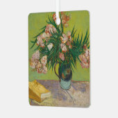 Vincent Van Gogh Oleander bloemenschilderij Metalen Ornament (Voorkant links)