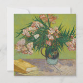 Vincent Van Gogh Oleander bloemenschilderij Notitiekaartje (Voorkant)