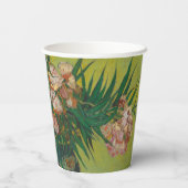 Vincent Van Gogh Oleander bloemenschilderij Papieren Bekers (Achterkant)