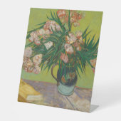 Vincent Van Gogh Oleander bloemenschilderij Reclamebord Met Voetstuk (Voorkant)
