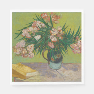 Vincent Van Gogh Oleander bloemenschilderij Servet