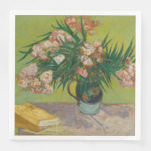 Vincent Van Gogh Oleander bloemenschilderij Servet (Voorkant)
