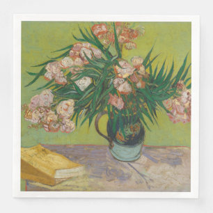 Vincent Van Gogh Oleander bloemenschilderij Servet