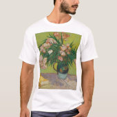 Vincent Van Gogh Oleander bloemenschilderij T-shirt (Voorkant)