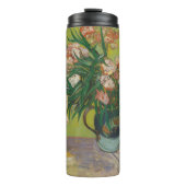 Vincent Van Gogh Oleander bloemenschilderij Thermosbeker (Voorkant)