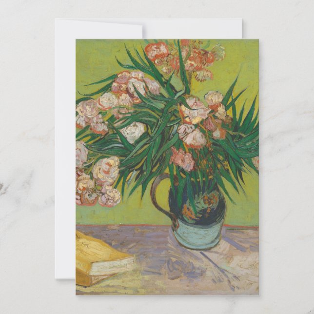 Vincent Van Gogh Oleander bloemschilderij (Voorkant)