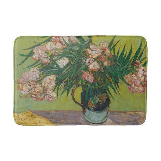 Vincent Van Gogh Oleander bloemschilderij Badmat (Voorkant)
