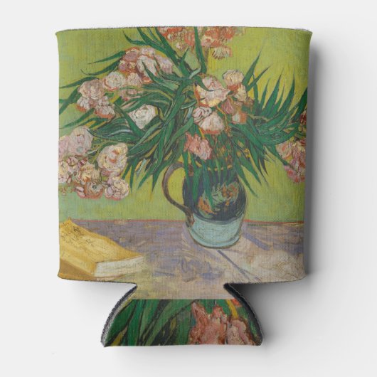 Vincent Van Gogh Oleander bloemschilderij Blikjeskoeler (Voorkant)