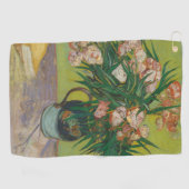 Vincent Van Gogh oleander bloemschilderij Golfhanddoek (Horizontaal)