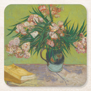 Vincent Van Gogh Oleander bloemschilderij Kartonnen Onderzetters