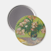 Vincent Van Gogh Oleander bloemschilderij Magneet (Voorkant / Achterkant)