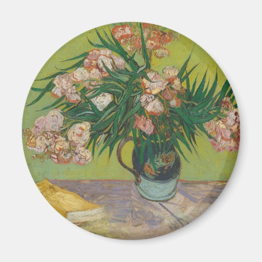 Vincent Van Gogh Oleander bloemschilderij Magneet (Voorkant)