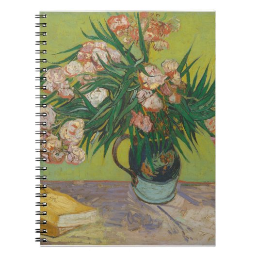 Vincent Van Gogh oleander bloemschilderij Notitieboek (Voorkant)