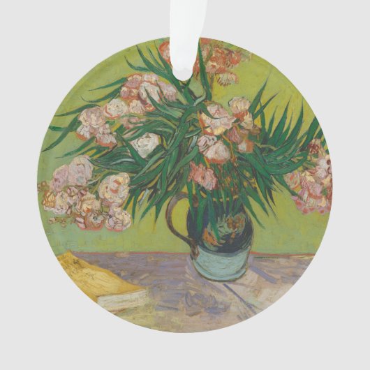 Vincent Van Gogh oleander bloemschilderij Ornament (voorkant)