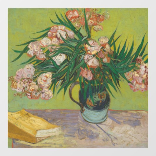 Vincent Van Gogh oleander bloemschilderij Raamsticker (Vel)