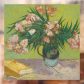 Vincent Van Gogh oleander bloemschilderij Raamsticker (Vel 2)