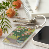 Vincent Van Gogh oleander bloemschilderij Sleutelhanger (Voorkant Rechts)