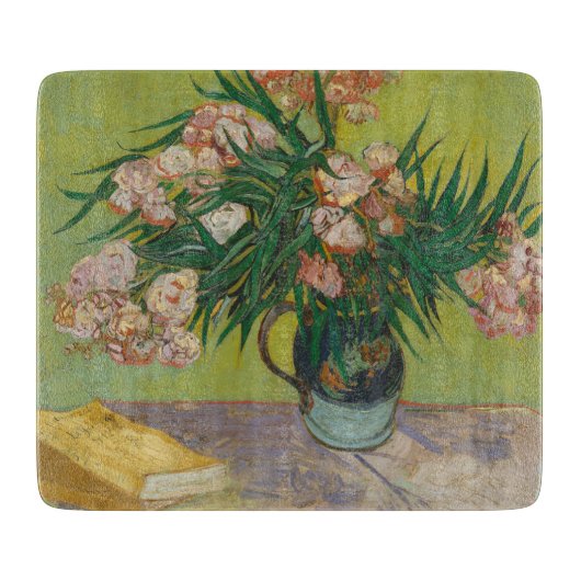 Vincent Van Gogh oleander bloemschilderij Snijplank (Voorkant)