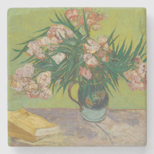 Vincent Van Gogh oleander bloemschilderij Stenen Onderzetter