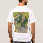 Vincent Van Gogh oleander bloemschilderij T-shirt (Achterkant)